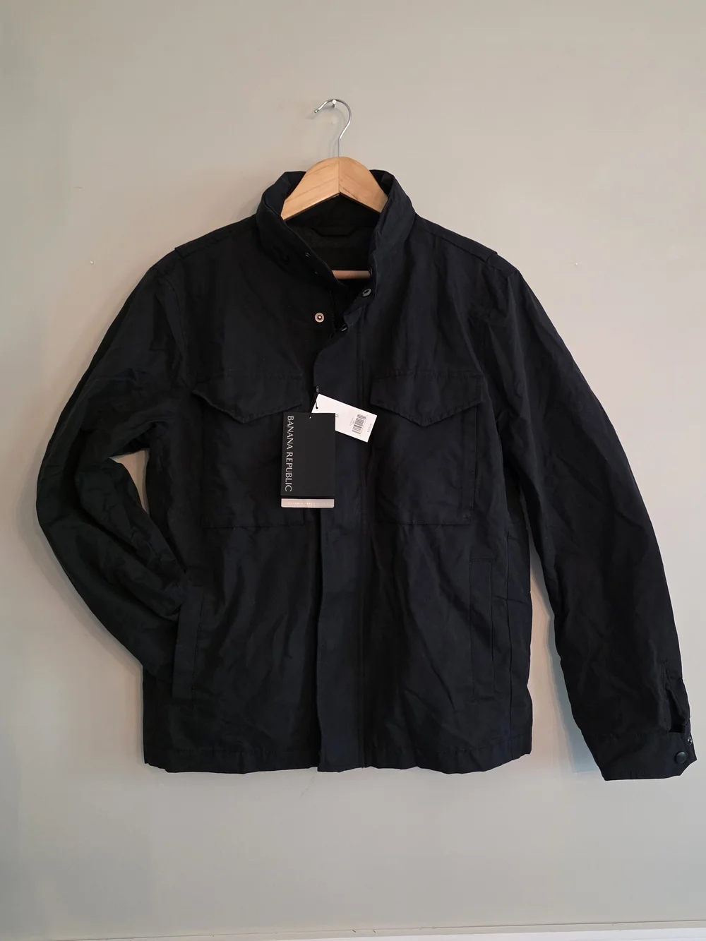 Banana Republic Black Military Field Jacket - NWT